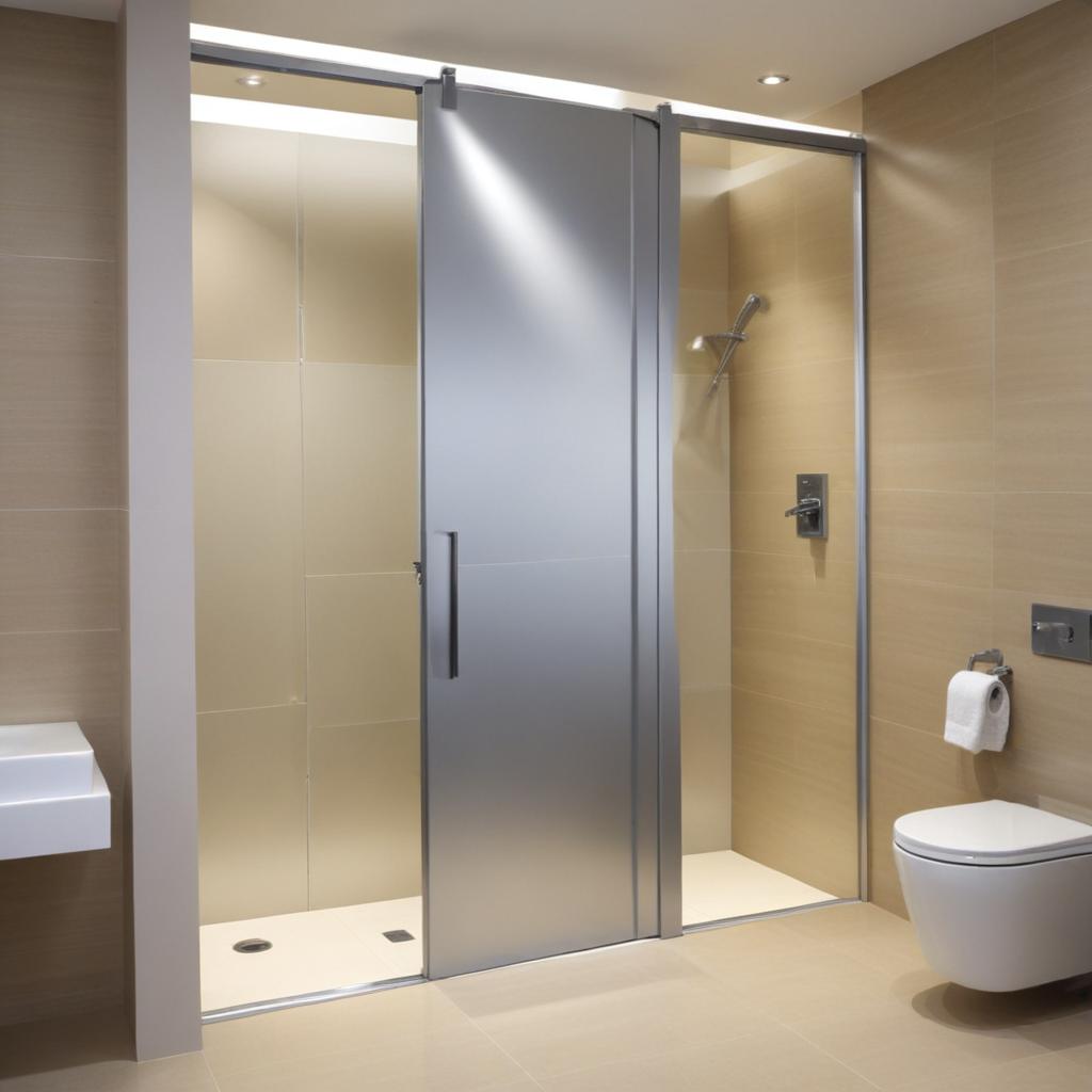 Aluminium Bathroom Door