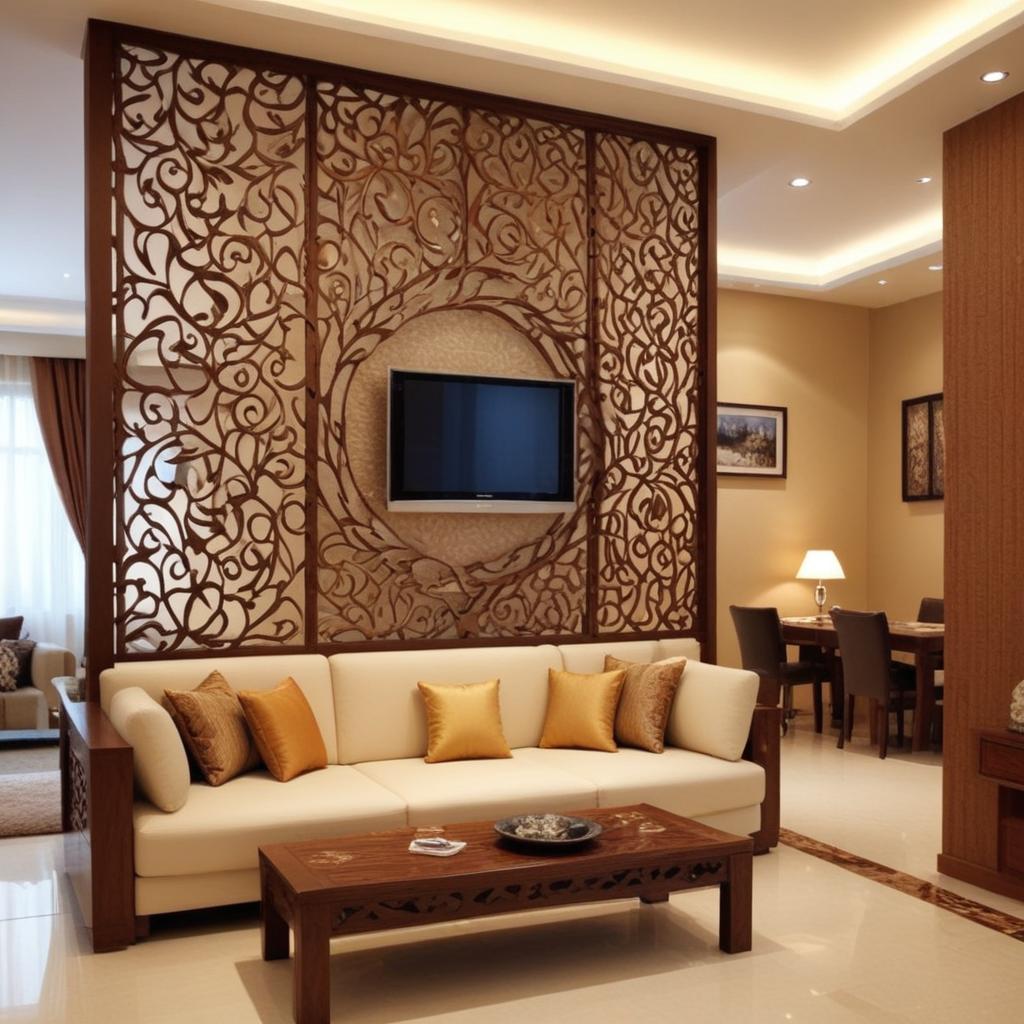 Modern Partition Wall Designs Living Room