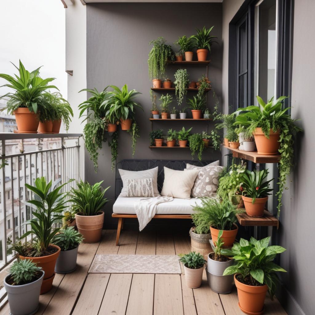 Balcony Decor with Plants