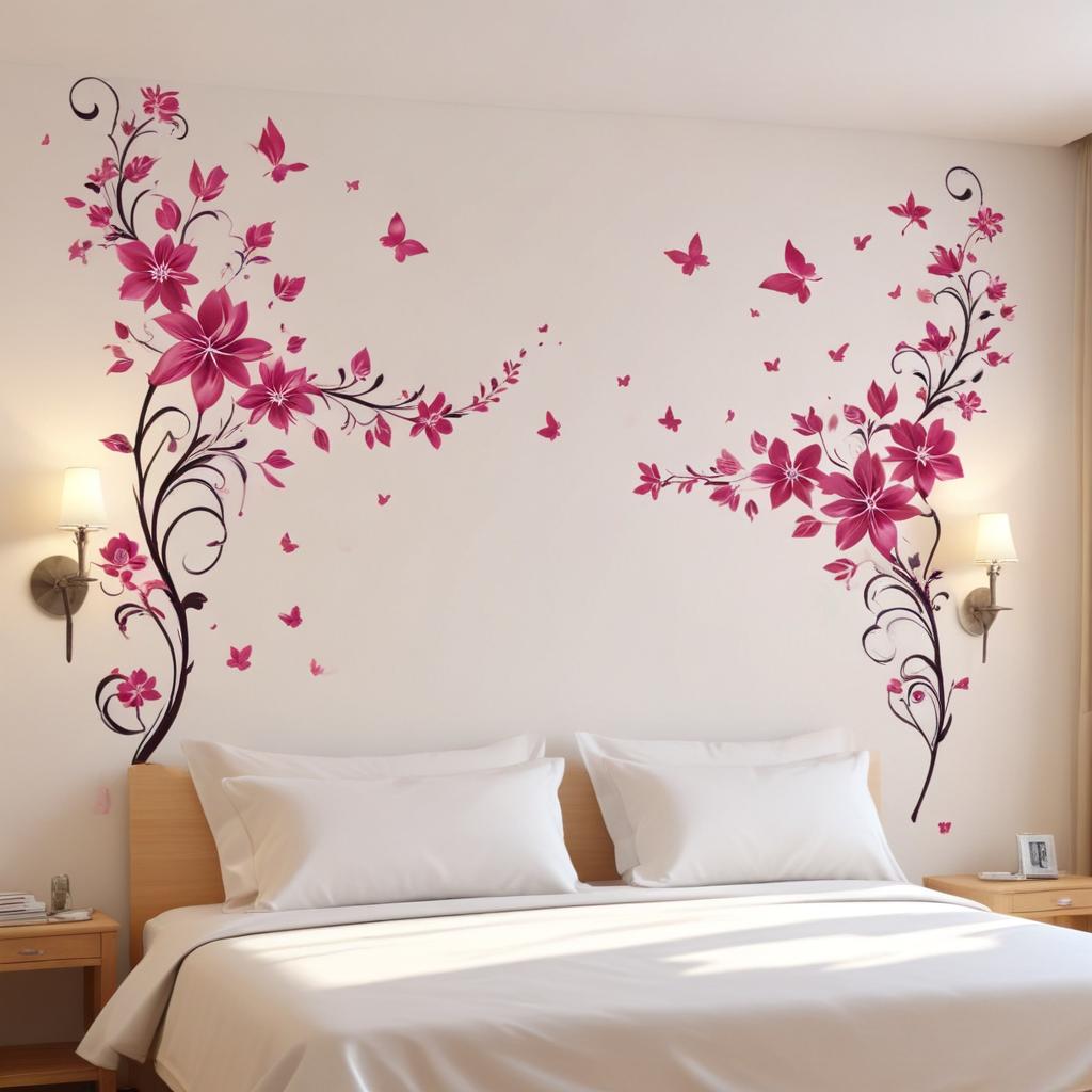 Wall Sticker Design For Bedroom