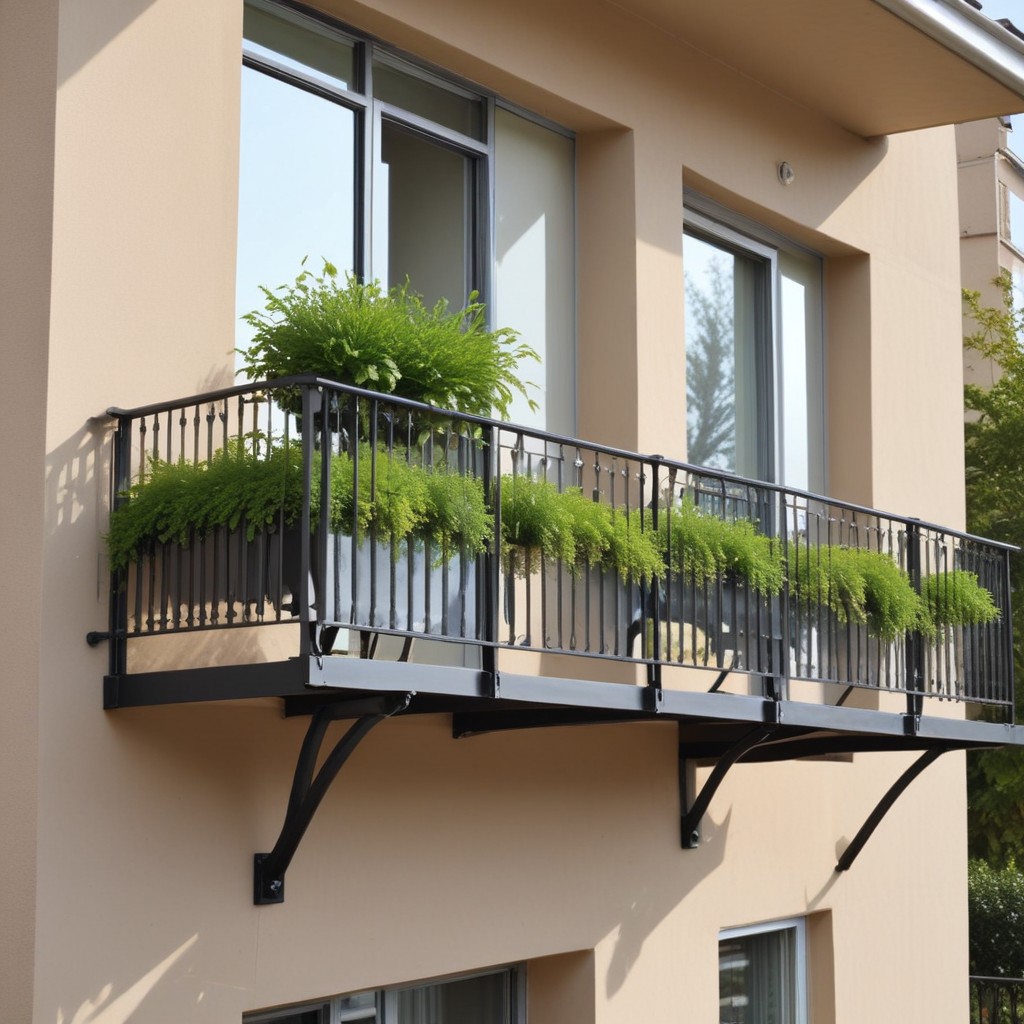 Grill Modern Iron Railing Design For Balcony