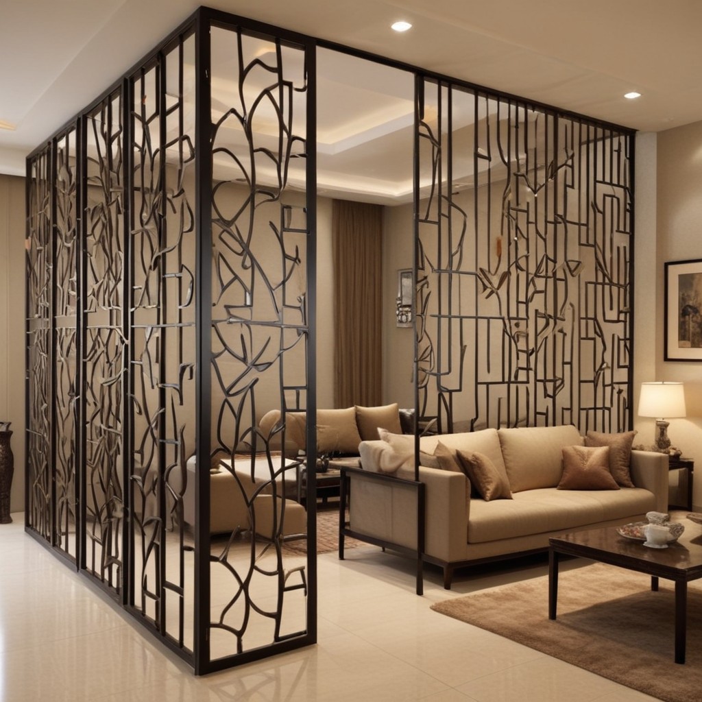 Modern Partition Wall Designs Living Room