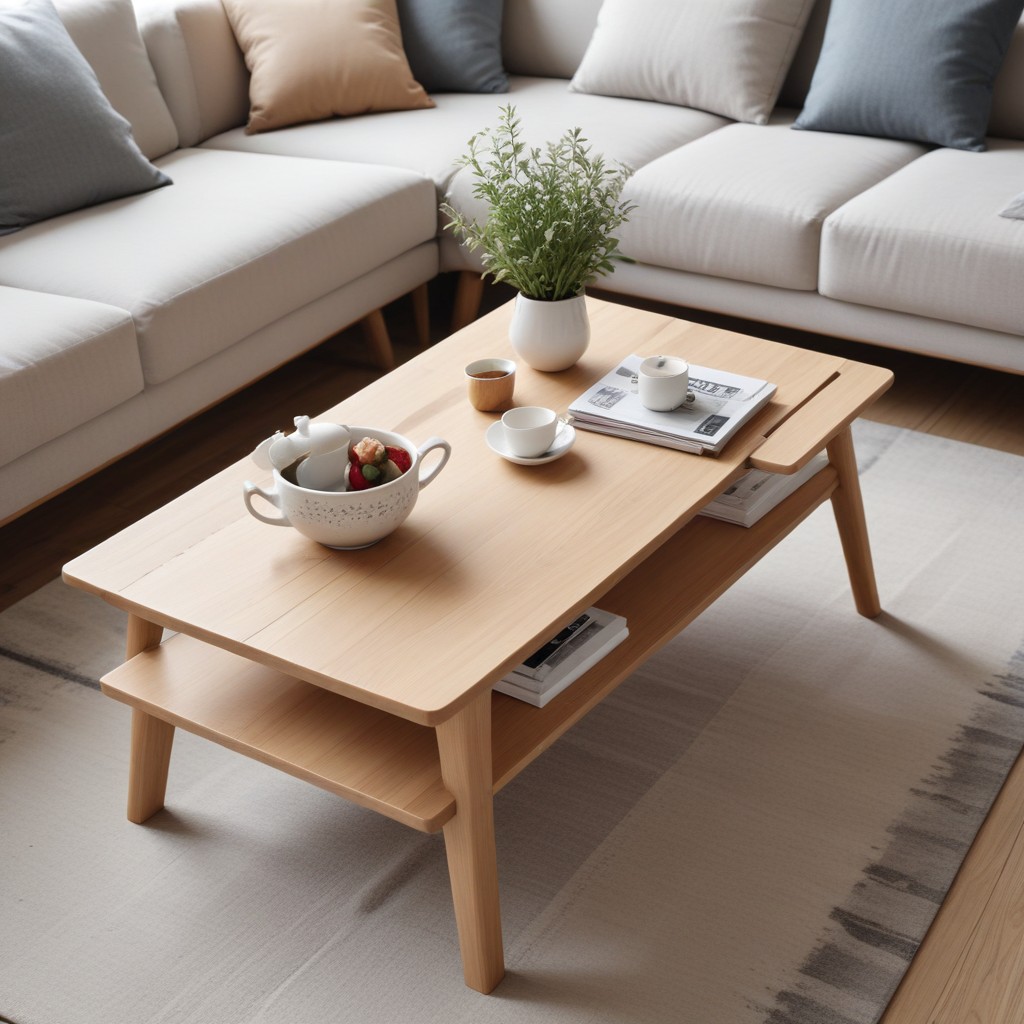 Latest Wooden Tea Table Design