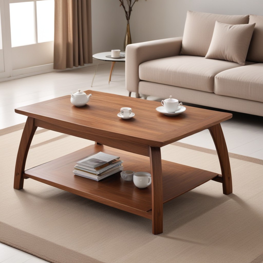Wooden Tea Table Design
