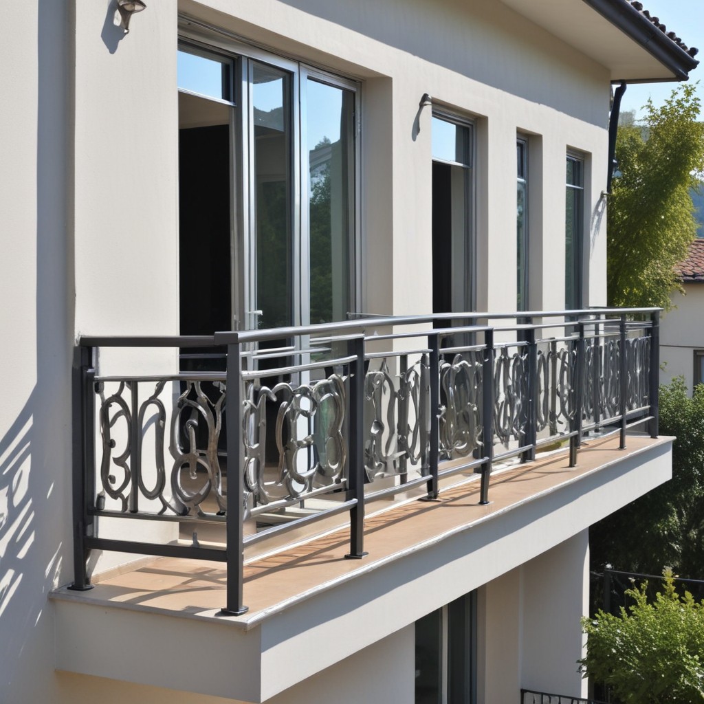 Grill Modern Balcony Railing Design