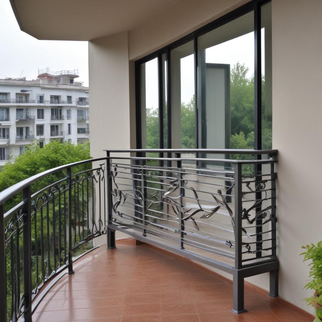 Steel Balcony Railing Design