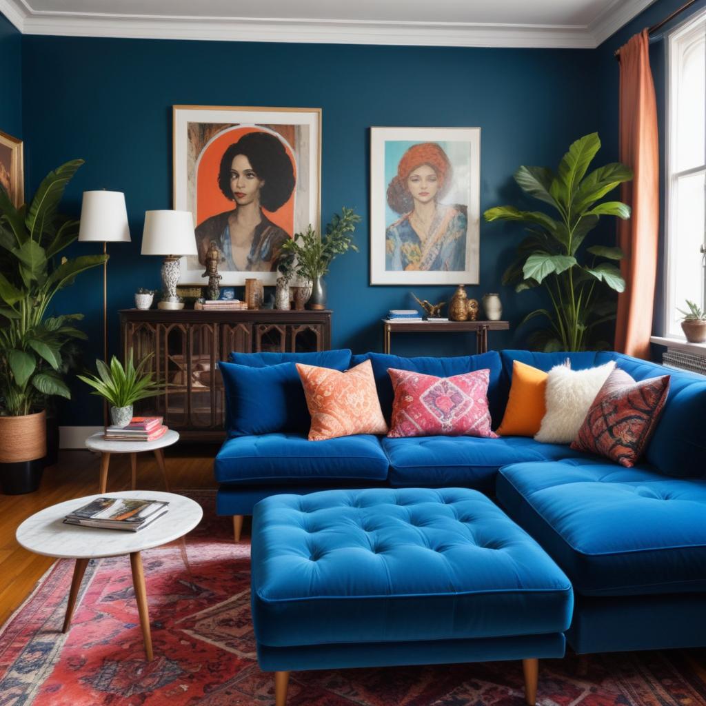 Blue Sofa Living Room Ideas