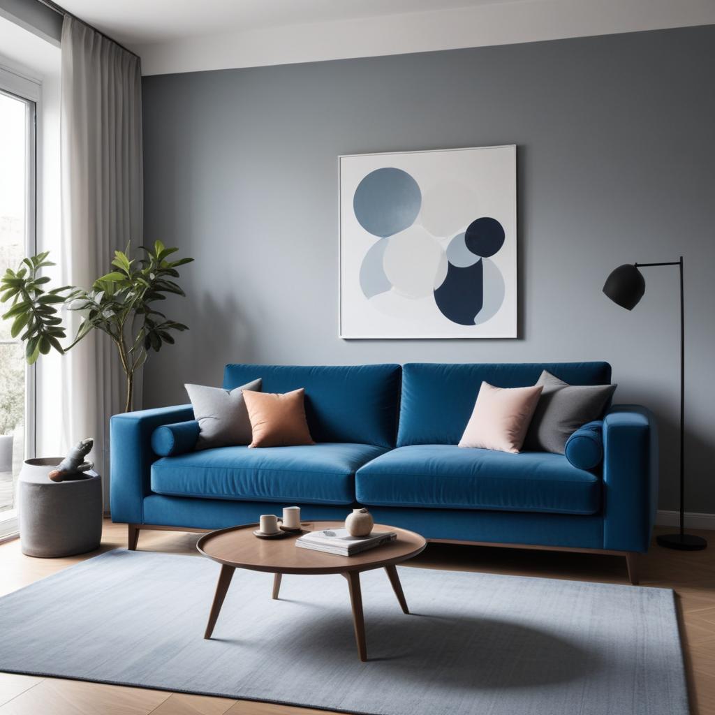 Blue Sofa Living Room Ideas